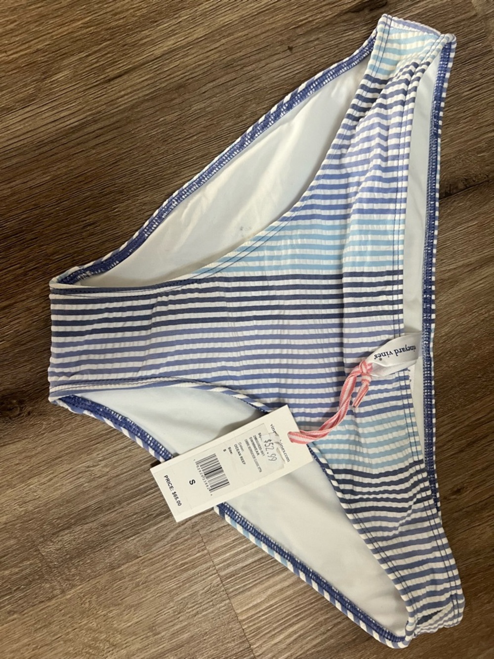 Striped Blue Bikini Bottoms vineyard vines